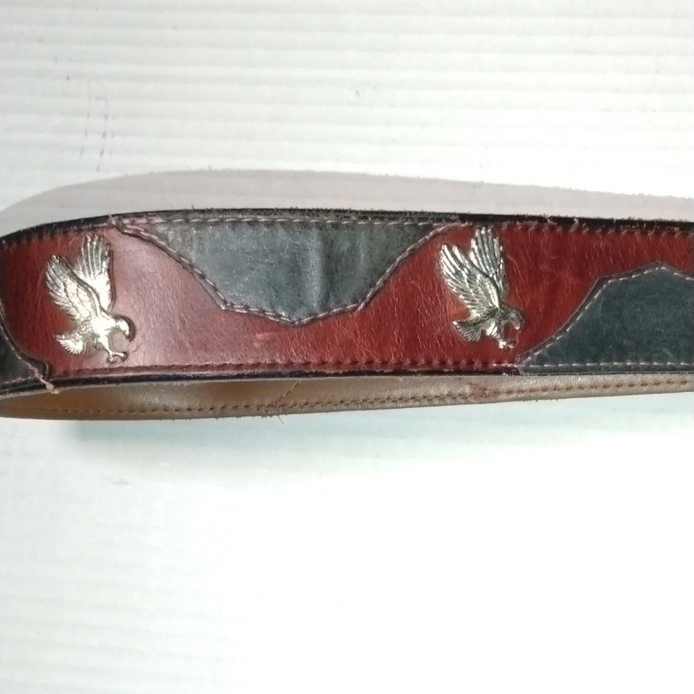 Texas leather belt